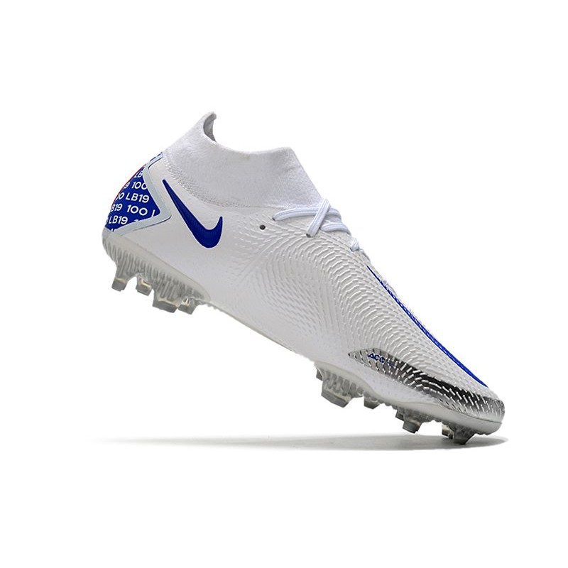 Nike Phantom Generative Texture Elite DF FG Bílý Modrý